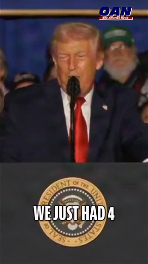 President Trump: "We're right now drilling more oil than we've ever done, ever before." Watch OAN Live here: https://live.oann.com/home.ktv?utm_source=socials&utm_medium=social media&utm_campaign=fb | One America News Network