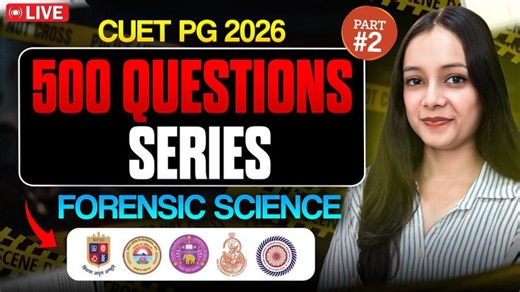 500+ most expected questions MSc Forensic Science Part 2 | CUET PG 2026 | Priyanshi Jain | Priyanshi Jain