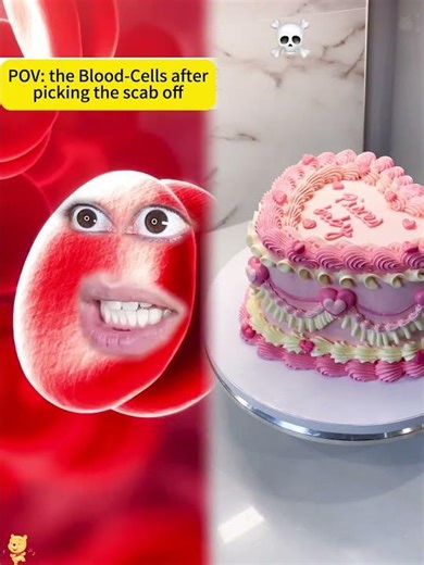 When you peel off the scab on your wound #recommended #funny #popular