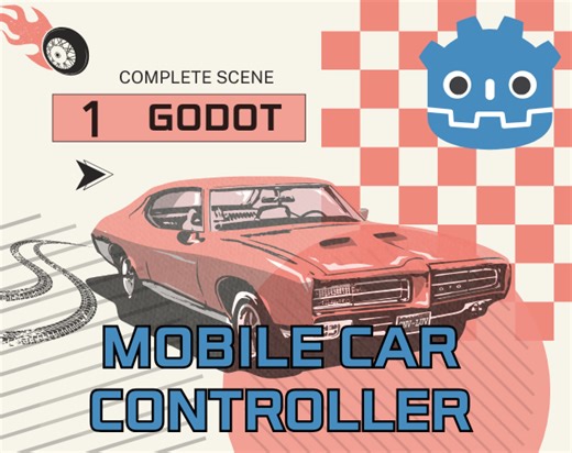 Mobile Car Controller - Godot by Santi
