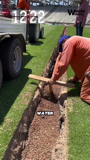 Inside the Hidden Care of Football Fields #shorts