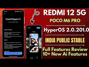 Finally Redmi 12 5G & POCO M6 Pro India Public Update Release, Full Features Review, 10+ Ai Features