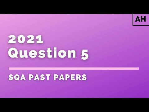 Advanced Higher Physics | SQA Past Papers | 2021 | Q5