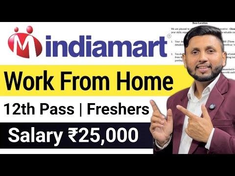 Indiamart Work From Home 2026 | Hiring Freshers | 12th Pass Job | Work From Home Jobs | Online Jobs