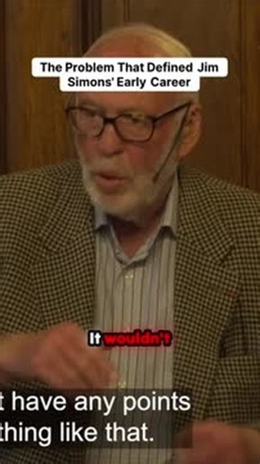 Clips For Quants on Instagram: "The pure mathematics that underpins the legend. Before the massive hedge fund success, there was an *open problem* in geometry that demanded solving. Witness the moment the acclaimed Jim Simons describes the concept of a nice, smooth surface in higher dimensions—the very challenge that secured his Fields Medal recognition. A captivating insight into the dedication required for profound discovery, shared during his talk at the 2022 Abel Prize week. What drives a mi