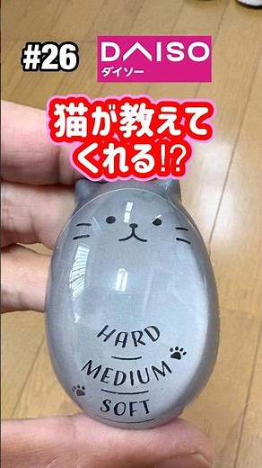 大成功⁉︎猫型エッグタイマーで半熟卵と固ゆで卵を作ってみた！#100均 #ダイソー #ゆで卵