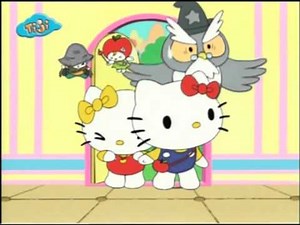 Hello kitty; kitty et mimmy diseuse de bonne aventure