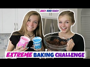 Extreme Baking Challenge & Learn How to Make DIY 3D Food Art ~ Jacy and Kacy