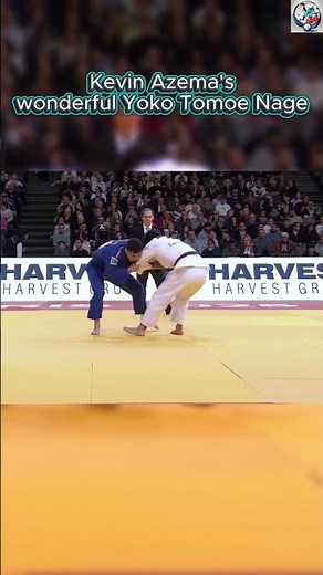 Power and Technique: Kevin Azema's Wonderful Yoko Tomoe Nage Mastery! 💥 #shorts #judo