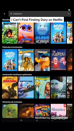 i Can't Find finding dory on Netflix
