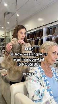 THIS is how to wear your wig in a ponytail #tutorial #gluelesswig #wigtutorial #education #wigs