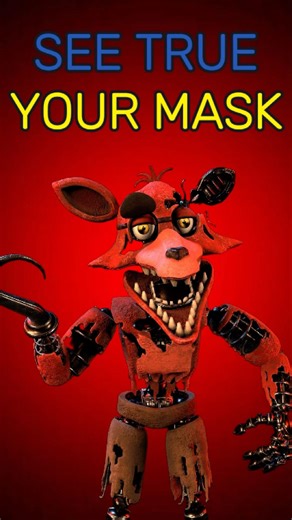 Why Foxy Can See True Your Mask in FNAF 2 #fnaf #fivenightsatfreddys #shorts