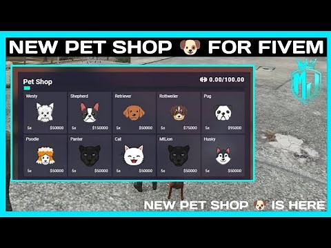 QBCore NEW PET 🐶 Shop Is Here *FREE* | FiveM Roleplay Scripts | FiveM Tutorial 2023 | MJ DEVELOPMENT