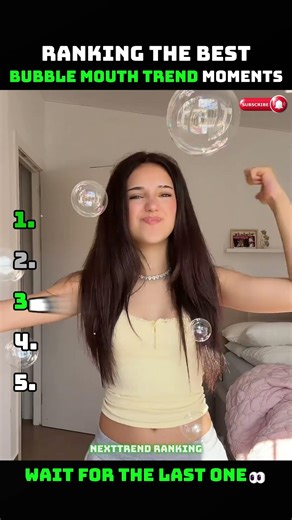 Ranking the best bubble mouth trend😂🫧#bubblemouth #shorts