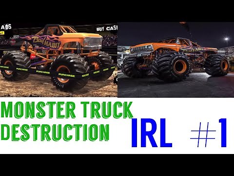 Monster Truck Destruction IRL #1
