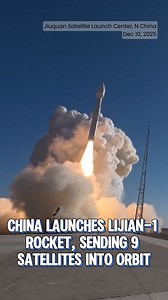 #China on Wednesday launched the Lijian-1 (or Kinetica-1 Y11) carrier #rocket, successfully sending nine #satellites—including one from the United Arab Emirates—into the planned orbit. #UAE | China Box