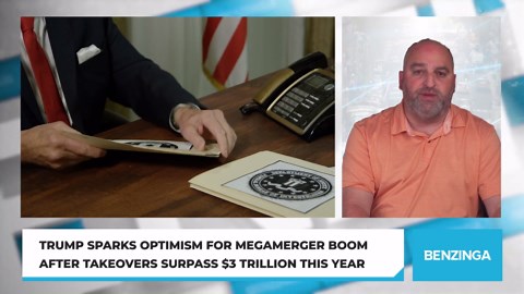 Trump Sparks Optimism For Megamerger Boom After Takeovers Surpass $3 Trillion This Year