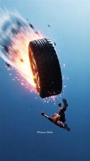 The Tire That Could Kill You in Seconds 😱 | Science Hub6?. | #shorts #ai