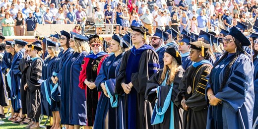 Georgia Southern commencement ceremonies are underway