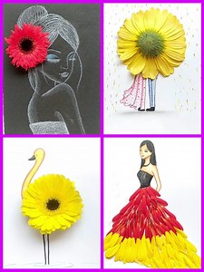 20K views · 805 reactions | Drawing Fun | Drawing with Flowers | Drawing Book | Facebook