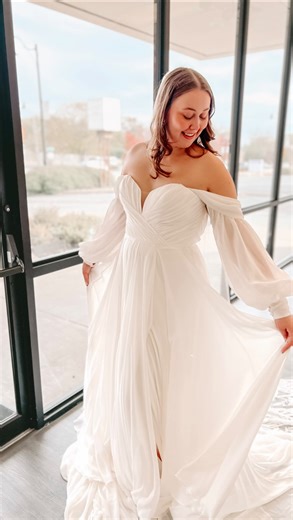 Whoops! 🤭 We love filming content, and showing off all our gorgeous gowns! But sometimes, we capture more than just our amazing dresses ✨ What’s your favorite type of bridal content to watch? 🤍 #weddingdressinspo #bridalinspiration #bridalboutique #arkansasbride #thebridalcottage new wedding dress arrivals | essense of australia | stella york | latest bridal trends | 2025 bridal collection | arkansas wedding dresses | the bridal cottage gowns | wedding dress inspiration | designer wedding gown