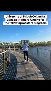 University of British Columbia, Canada 🇨🇦 offers funding for the following masters programs | Evans Boadi Network