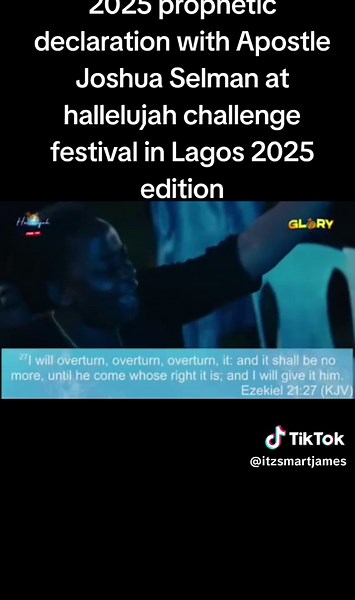 2025 Prophetic Declaration with Apostle Joshua Selman | Hallelujah Challenge Festival