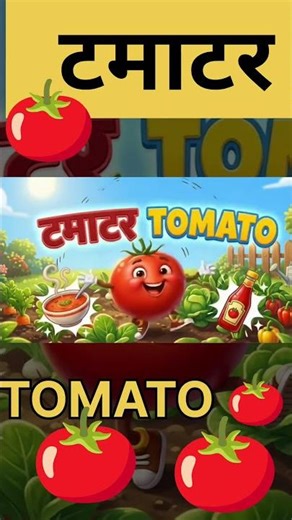 🍅 Meet Mr. Tomato | Tamatar ki kahani। टमाटर । tomato song।