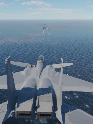 Landing the NASA F-15S/MTD on a Carrier in War Thunder