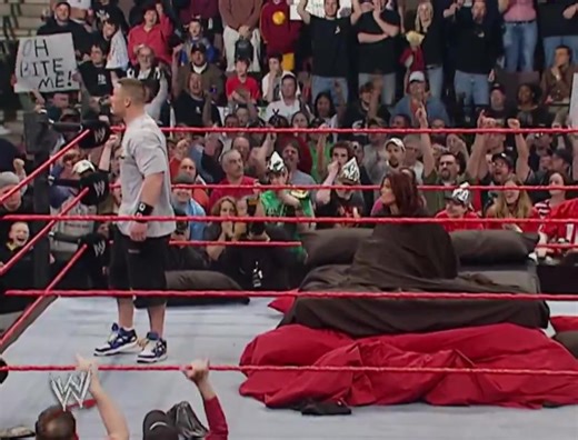 112K views · 2K reactions | #OnThisDayInWWE 20 years ago on #WWERaw : Lita gets an FU from John Cena after her Live Sex Celebration is interrupted Talk about injury after insult! | Anthony Alimondo | Facebook