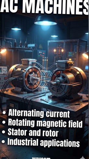 Introduction to AC Machines#education #electricalmachines #facts #engineeringshorts #acmachines