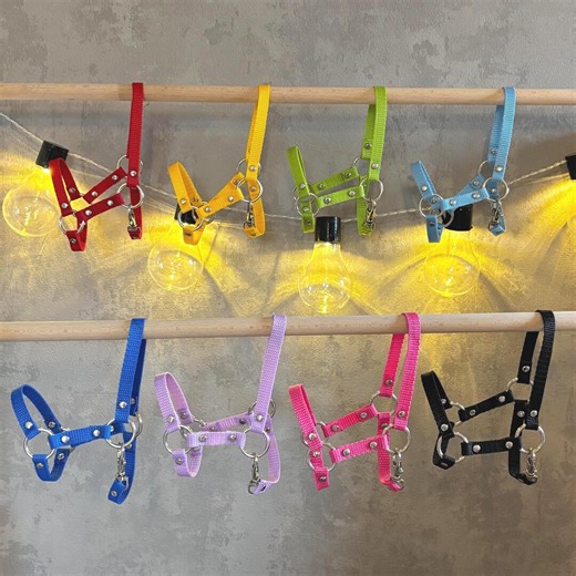 Hobby Horse Halter – Adjustable Nylon Halter for Hobbyhorse, Toy Horse, Miniature Horse, Colorful Handmade Accessory, Hobbyhorse Equipment - Etsy