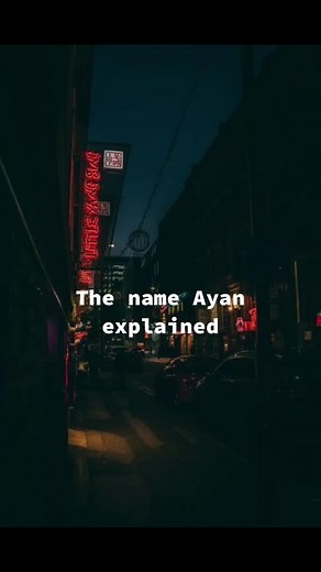 The name Ayan explained #namesexplained #nameexplained #ayan #babynames #greenscreen