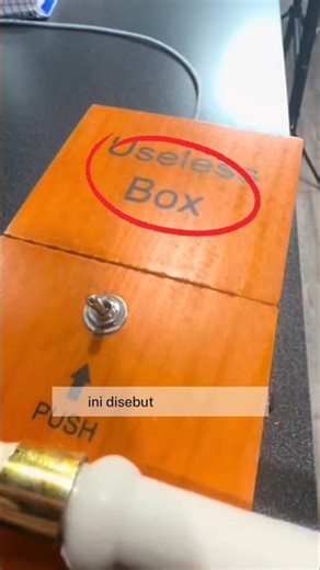 Useless box - a box that can close itself #uniquefacts #informative