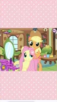 decorando o cabelo da fluttershy no .y little hair salon