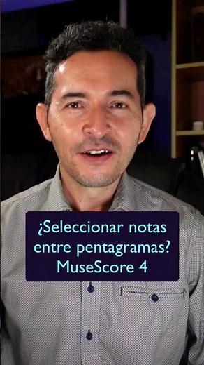 Cómo seleccionar notas de diferentes pentagramas en MuseScore 4