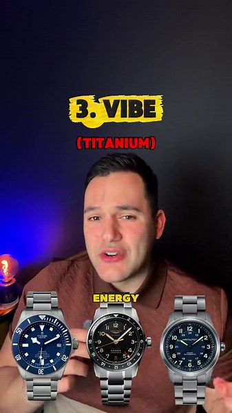 Steel or Titanium Watches? Which one do you choose? In this vide I break down 3 things that can really separate the twoh different metals and why some collectors may choose a steel watch over a titanium watch and some may choose a titanium watch over a steel watch. I'm curious, which metal do you prefer to have on your wrist and in your collection? #watches #titaniumwatches #steelwatches