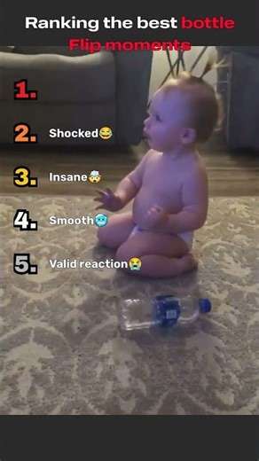 Ranking best bottle flip moments ever!🔥 #ranking #shorts