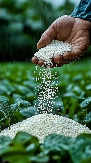 Discover why farmers apply ammonium nitrate, a special "salt," to the soil #garden