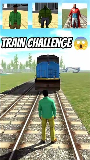 Train Vs Human Challenge 😱| Kaun Bachega? 💯| Indian Bike Driving 3D