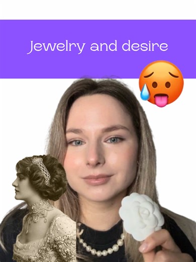 Jewelry as social code that signaled openness to adventures 😉 #jewelry #symbols #history