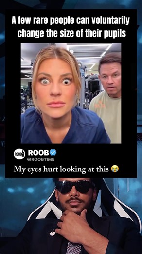 A few rare people can voluntarily change the size of their pupils