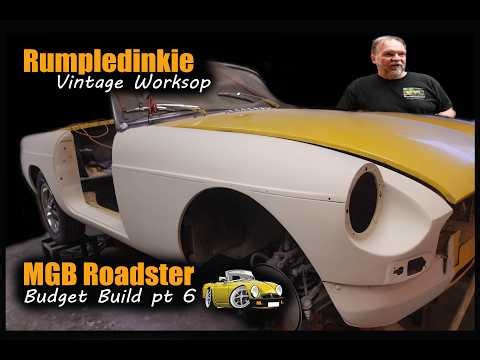 MGB Roadster Budget Restoration Pt 6 - Repairing the rusty front wing