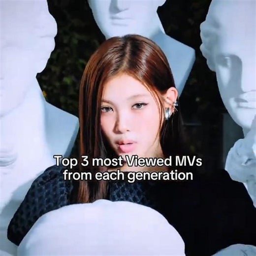 Top 3 most Viewed MVs from each generation #kpop #kpopidol #straykids #bts #shorts #fyp