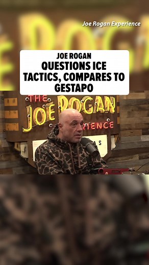 Joe Rogan Compares ICE Tactics to Nazi Gestapo