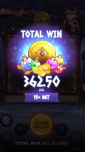 Biggest Win on Valhalla Gems #bovada #slot