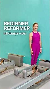 Full Beginner Pilates Reformer Order | Classical Sequence with Alisa #beginnerpilates #reformer