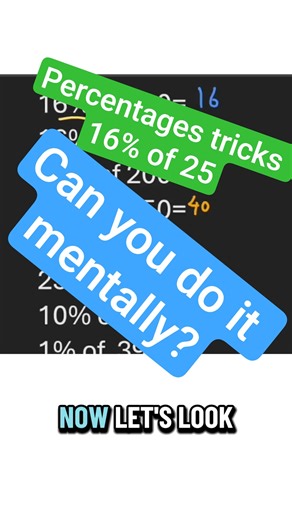 Percentages tricks. IGCSE GCSE Cambridge non calculator Percentages #igcsemaths #maths #math