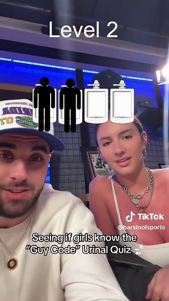 Guy Code Urinal Quiz Challenge with Barstool Sports