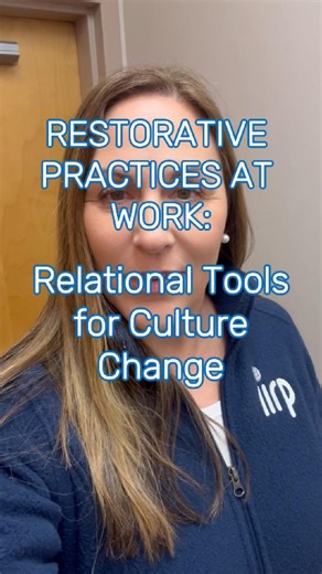 IIRP Graduate School on Instagram: "🔁 Introducing a new professional development event, "Restorative Practices at Work: Relational Tools for Culture Change", coming this spring via live Zoom sessions! 🙌 With a focus on applicability in your own workplace, participants in this event will develop knowledge and skills to proactively cultivate a positive workplace culture. ➡️ Participants can expect to: ✅ Learn how and why engagement drives culture. ✅ Identify techniques to create brave spaces tha